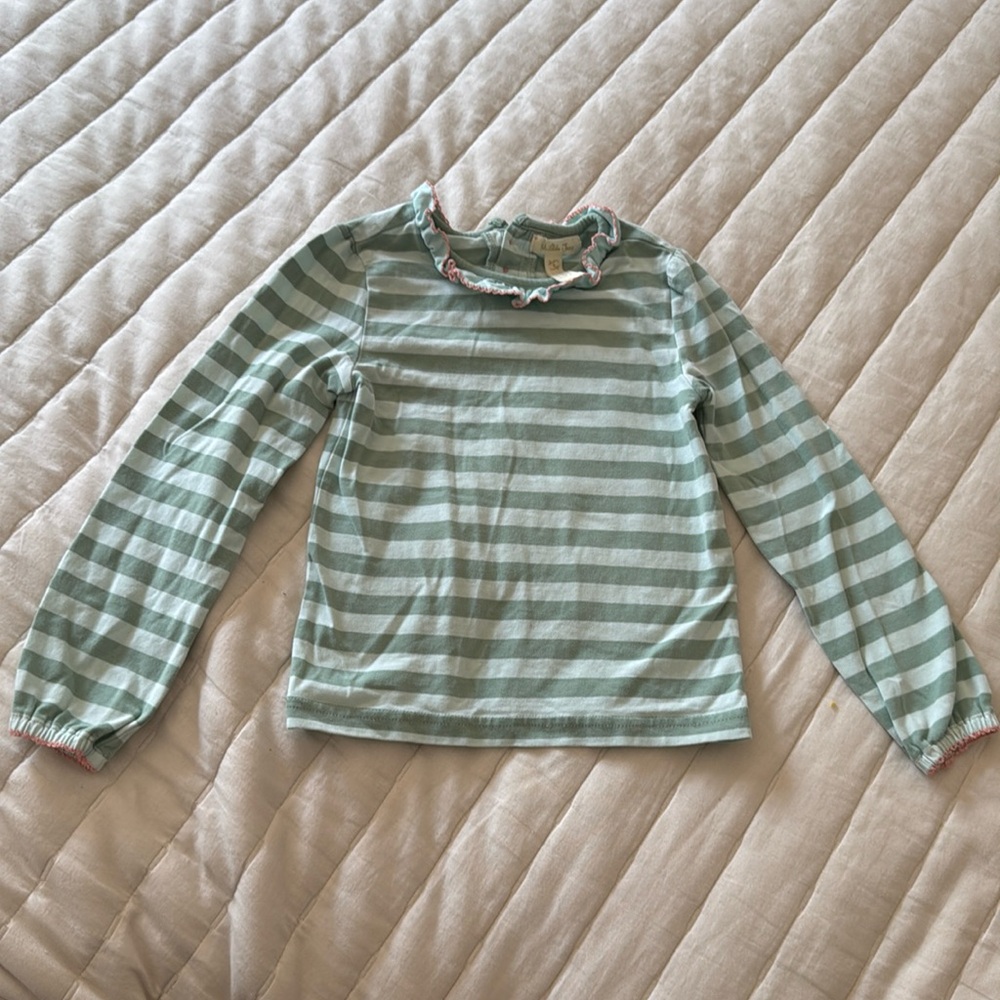Matilda Jane Ruffle Neck Long Sleeve T